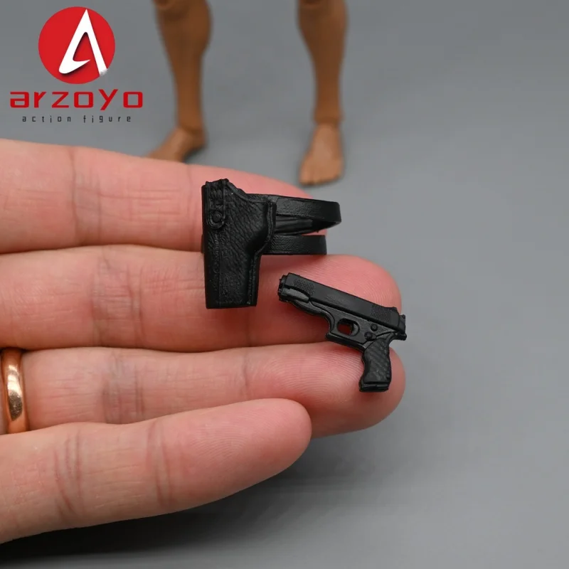 1/12 Soldaat Tactische Leggings Quick Pull Gun Holster met Pistool Model voor 6 ''Romankey Action Figure Soldaat Scène Model speelgoed
