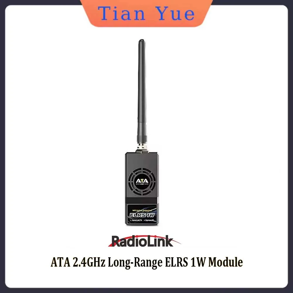 

Radiolink ATA 2.4GHz ELRS Nano Micro Long-Range ELRS 1W Module Low latency Compatible with Multi-model Remote Controllers