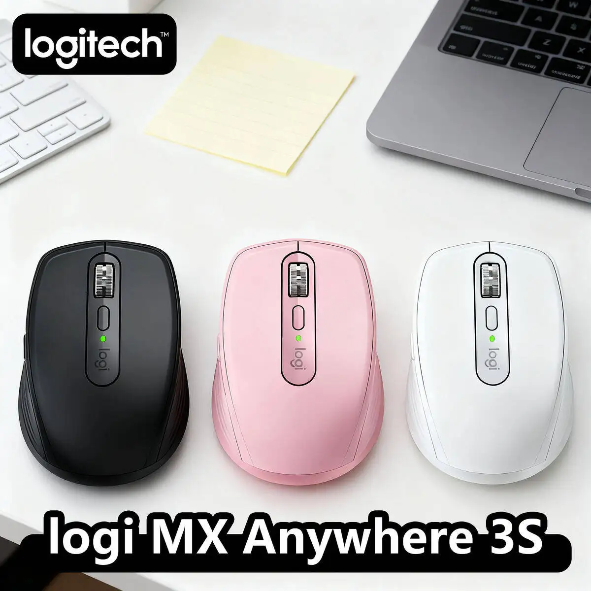 

Logitech MX Anywhere 3S Wireless Mouse, MagSpeed Wheel, 10m Range, 3-Device, Windows/Mac Logitech Multi Style Mouse