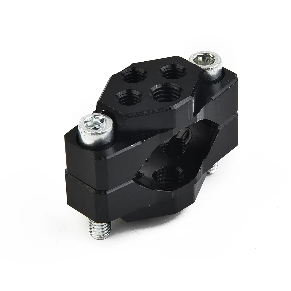 Adaptor Handlebar Bracket 17-32mm Clamp Holder Replacement Vehicle Accessories Aluminum Alloy Black Hight Quality New