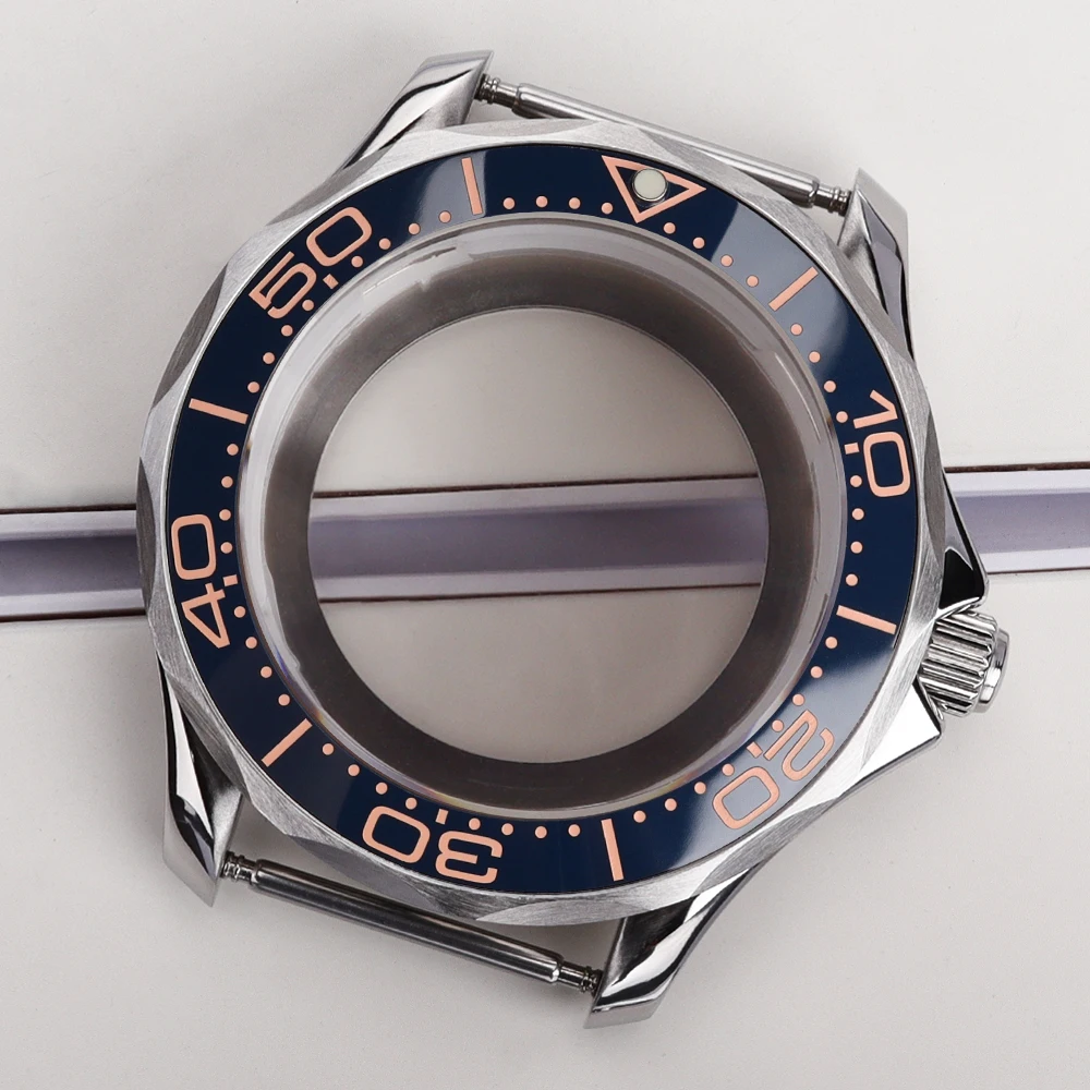 41mm Watch Case and Bracelet Stainless Steel Waterproof for Seamaster 300 NH35 NH36 NH38 Movements 31mm Dial Watch Accessories image 3