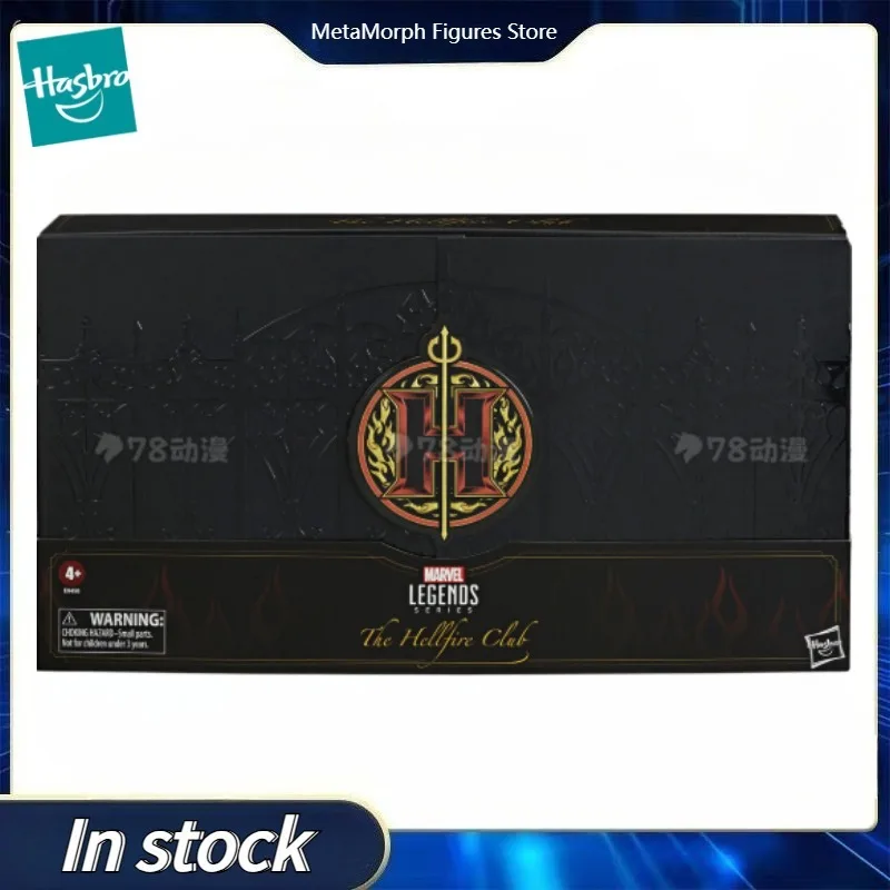 

Original Hasbro Marvel Legends Series The Hellfire Club Box Donald Pierce & Black Queen & Black King & White Queen Anime Figure