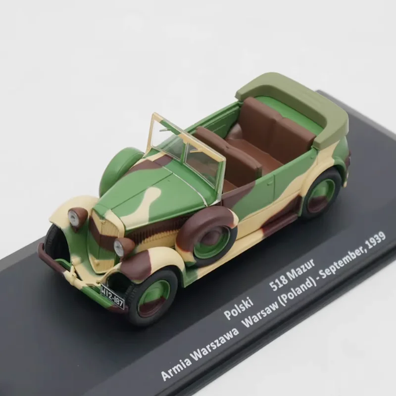 IXO Modellino in Scala 1:43 in Lega, Veicolo Militare 518 Mazur 1939, Giocattolo da Collezione, Regalo, Esposizione Statica
