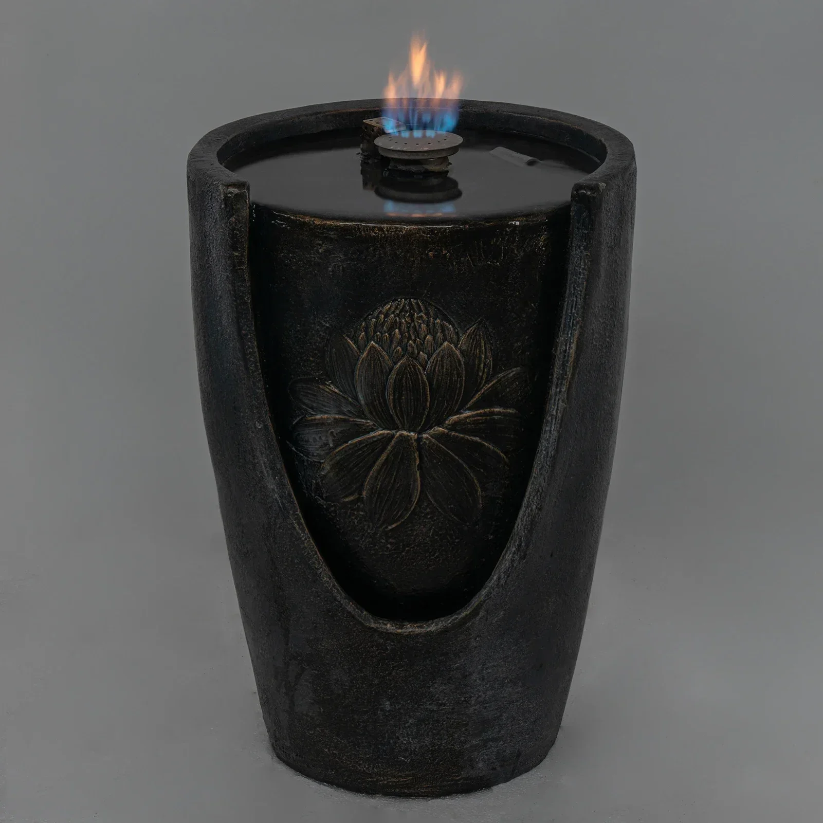 عبر الحدود المبيعات الساخنة برميل شكل الغاز Firepit في الهواء الطلق حديقة طاولة حريق سخان الغاز النار العمود التخييم الشواء دخاني Firep