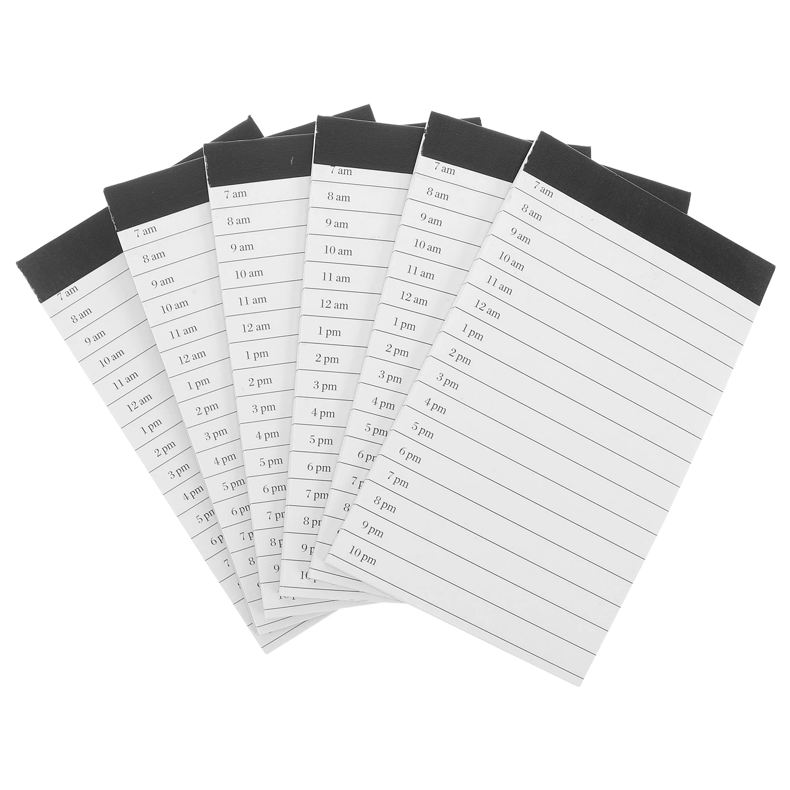 

6Pcs Pocket Size Memo Blocks Daily Planner Notebooks Small Lined Pads for Work Tasks Notes Checklist Notebook Office School