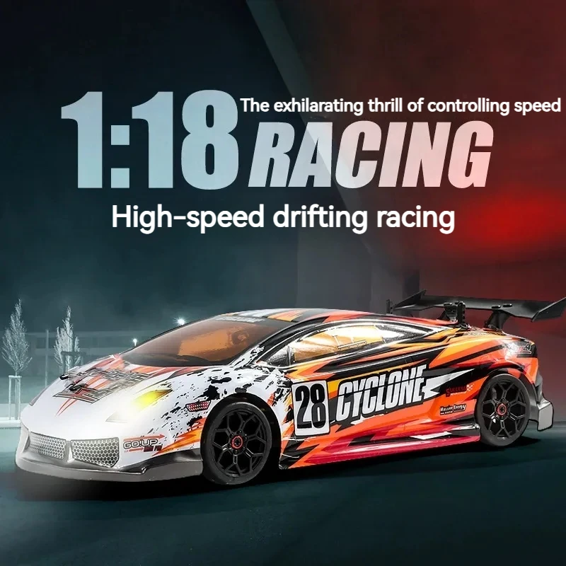

Haiboxing 1:18 Full Scale Remote Control Drift High-Speed Car Four-Wheel Drive Controllable Light Drift Racing Rc Model Toy Gift