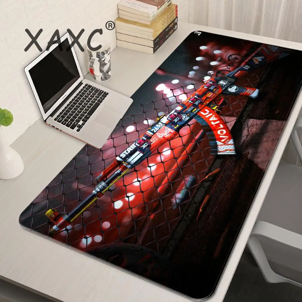 Csgo Gun Cs Go Mouse Pad Gamer XL New Large HD Mousepad XXL MousePads Natural Rubber Carpet Non-Slip Office Laptop Table Mat