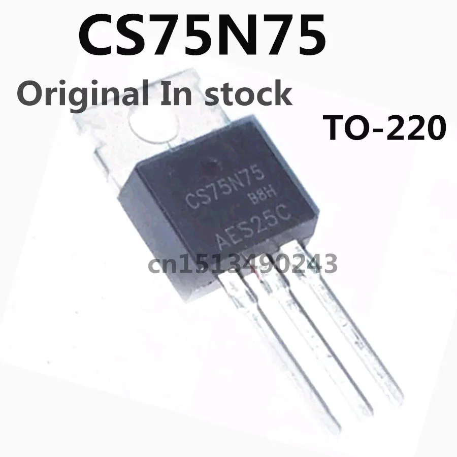 Original 5PCS/ CS75N75 75N75  TO-220 75V 75A  New In stock