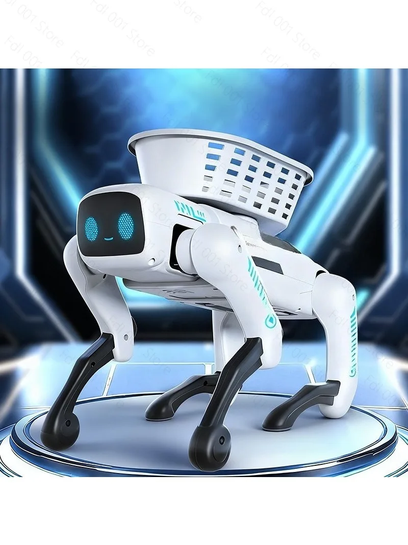 Minimum order of 2 boxes: Intelligent bionic mechanical dog new children's electric remote lmachine toy AI mobile birthday gift