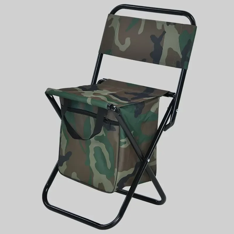 for Steel 600D Polyester Backpack Folding Portable Lightweight Durable Eco-Friendly Camping Fishing Chair Custom Beach Camp