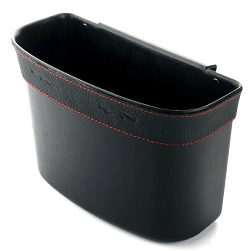 Car Door Trash Rubbish Can Garbage Dust Seat Back Dustbin Case Bag Storage Box