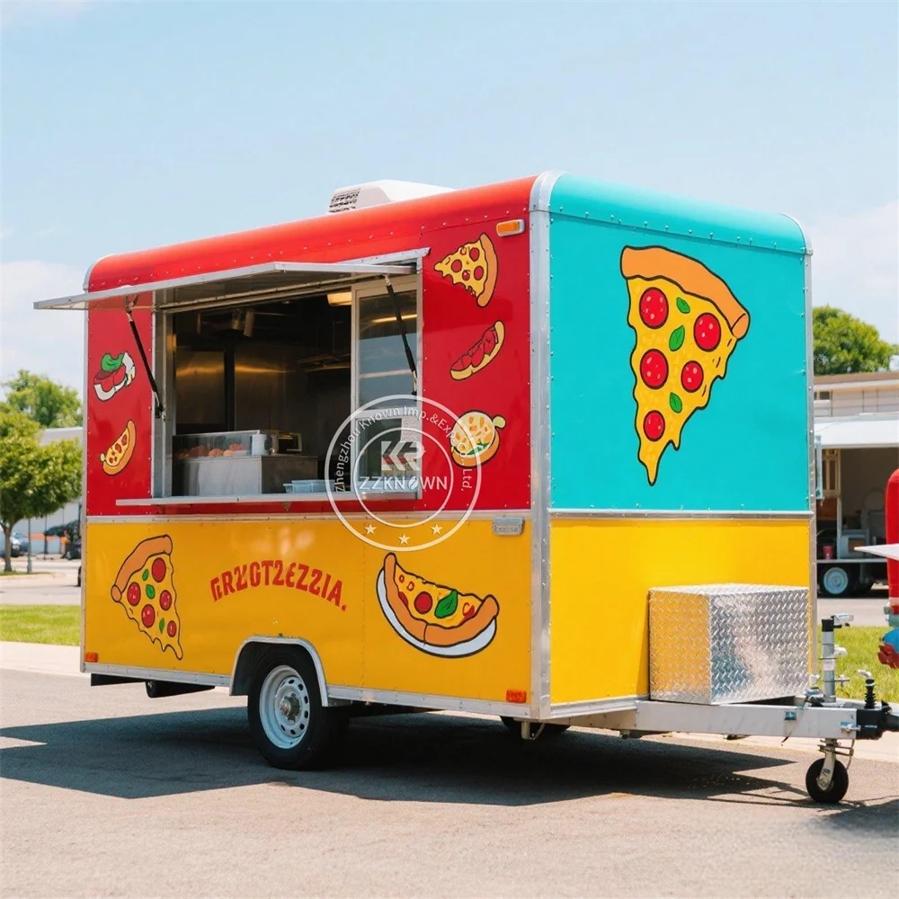 

Индивидуальный прием, прицеп для общественного питания, прицеп для еды, полностью оборудованная мобильная тележка для закусок, грузовик для фаст-фуда на продажу