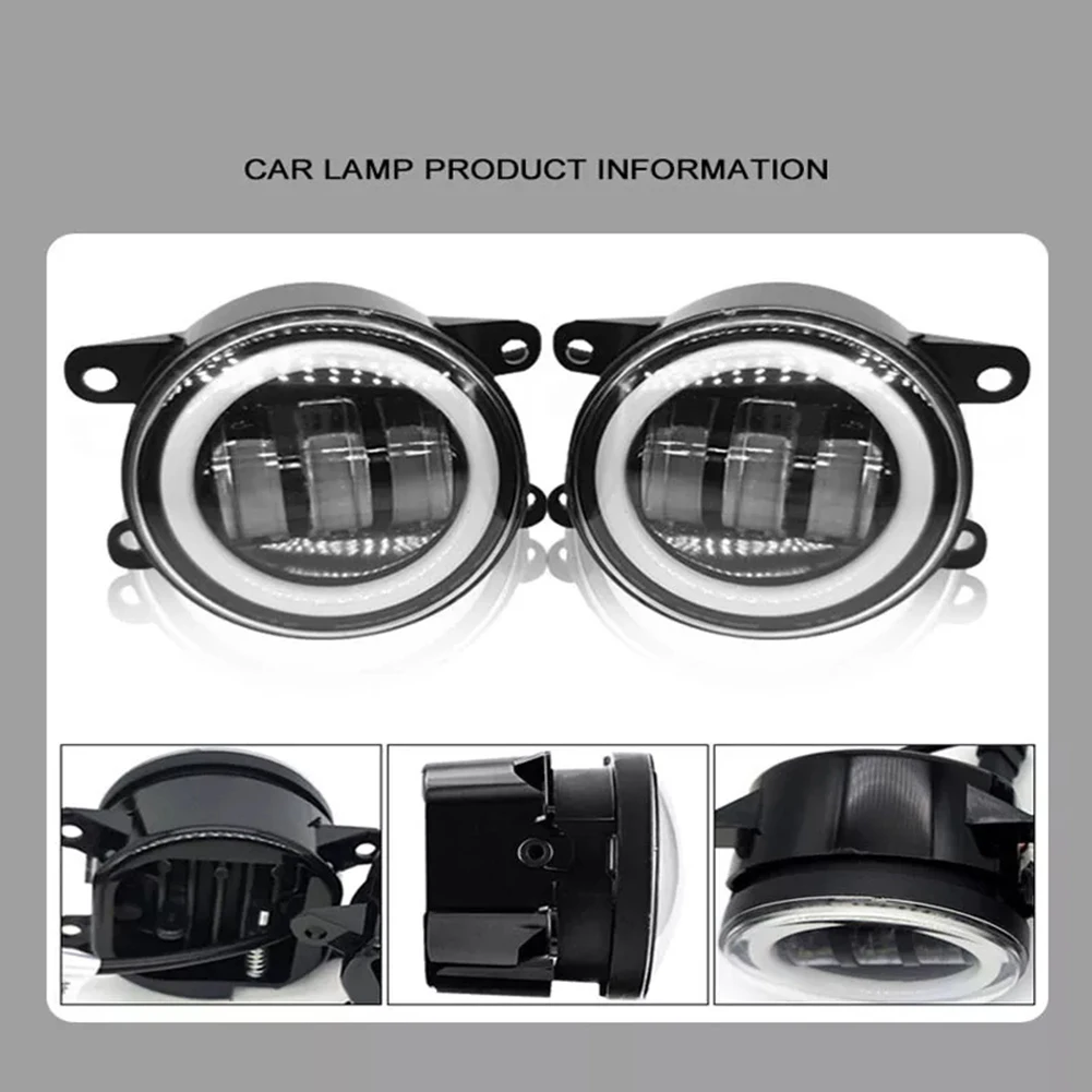 

High Universality Fitment 4 Inch LED Fog Lights for Jeep For Wrangler 9717 Built to Withstand Harsh Conditions