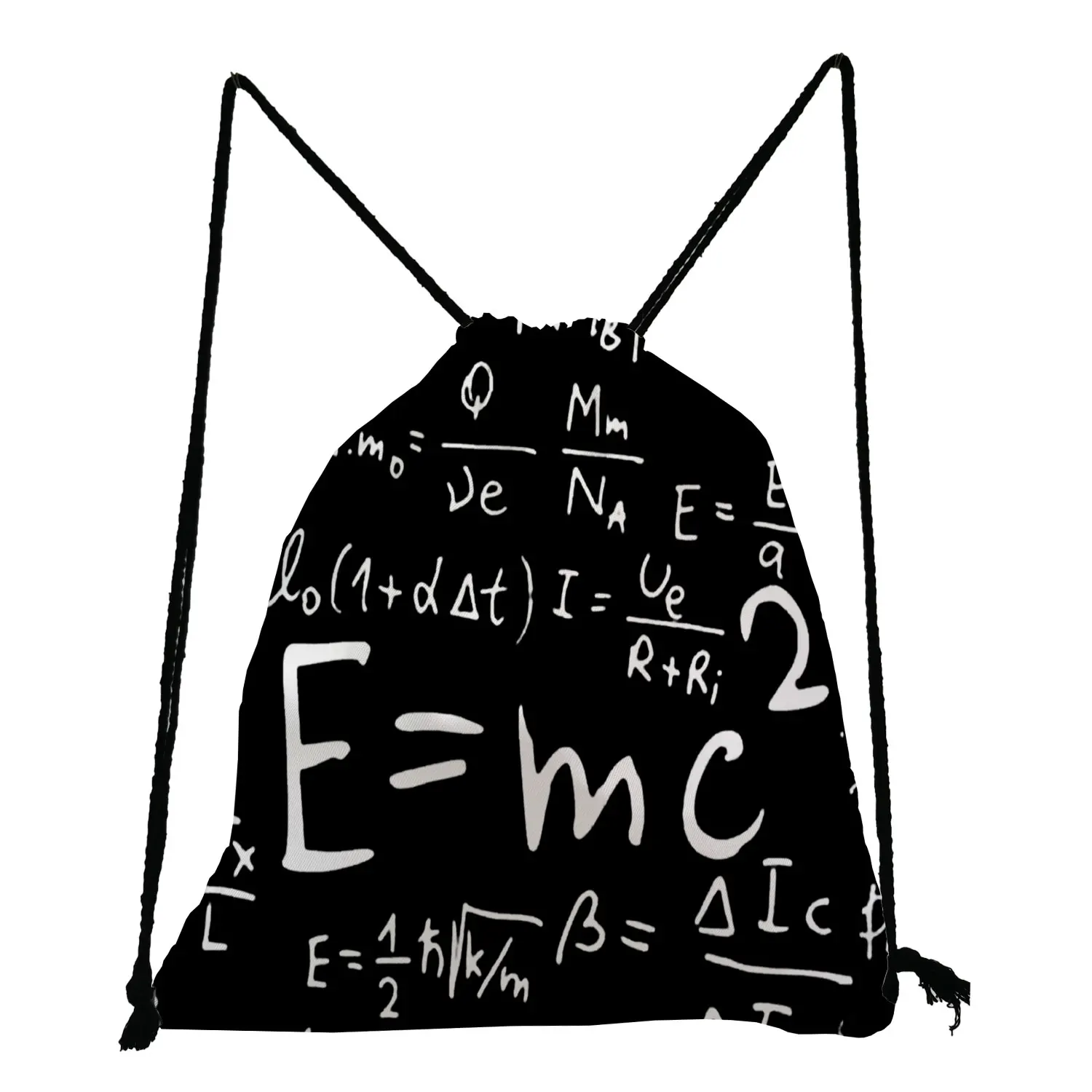 Sac à dos de voyage scolaire pour étudiants, sacs à chaussures portables, sacs College personnalisés E = mc2, sacs à dos de proximité Wstring, étude de poche, chimie fongique