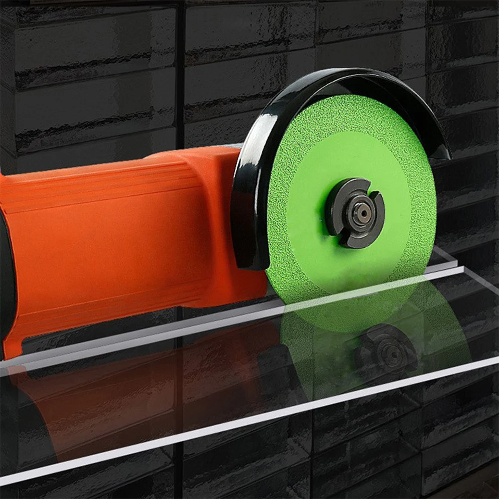 Lama per brasatura verde diamante Lama da taglio ultra sottile Piastrelle di ceramica Ceramica Giada Vetro Rettifica Lama per sega da taglio