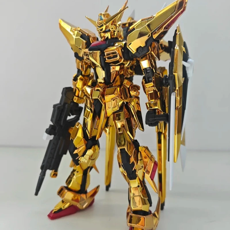 

Модель Gaogao RG Akatsuki Gundam Oowashi Equipment, позолоченная, масштаб 1/144, пластиковый конструктор Gundam SEED для сборки, для любителей хобби
