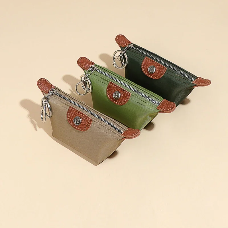 2025 NUEVA Mini billetera para efectivo con monedero con cremallera para mujer, lindas carteras pequeñas, monedero, monedero portátil