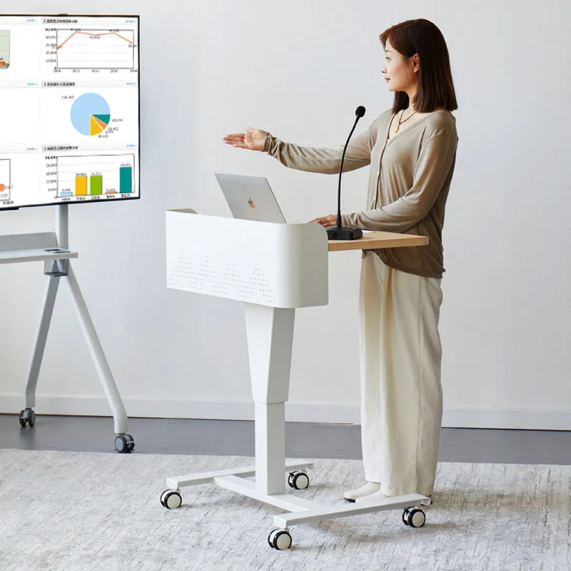 Movable podium, conference podium,  training classroom, lifting , chairman's chair