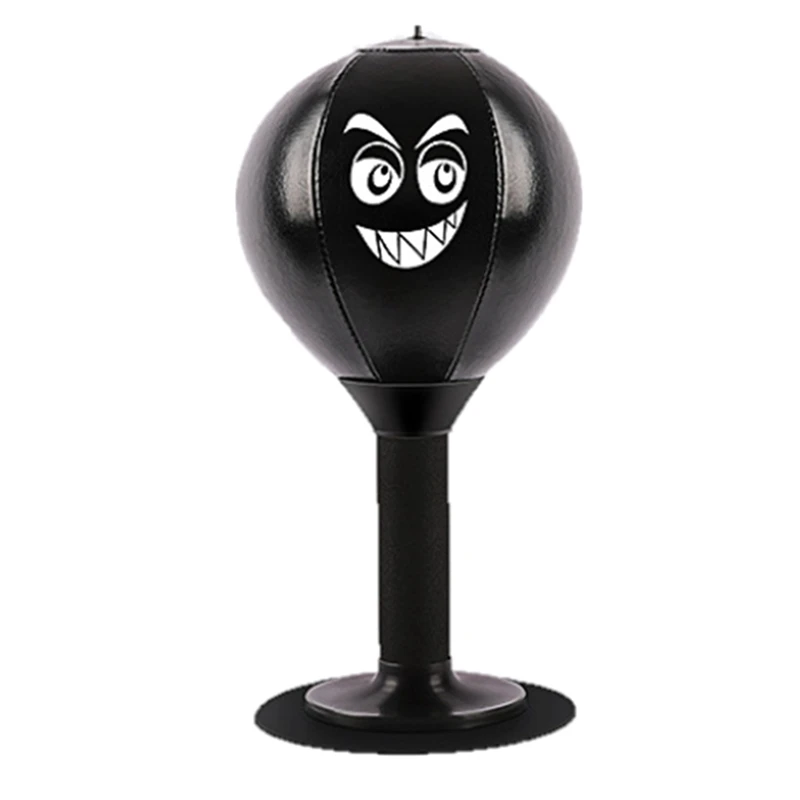 ASDS-Desktop Punching Bag, Stress Buster With Suction Cup For Office Table And Counters For Kids Coworkers And Friends