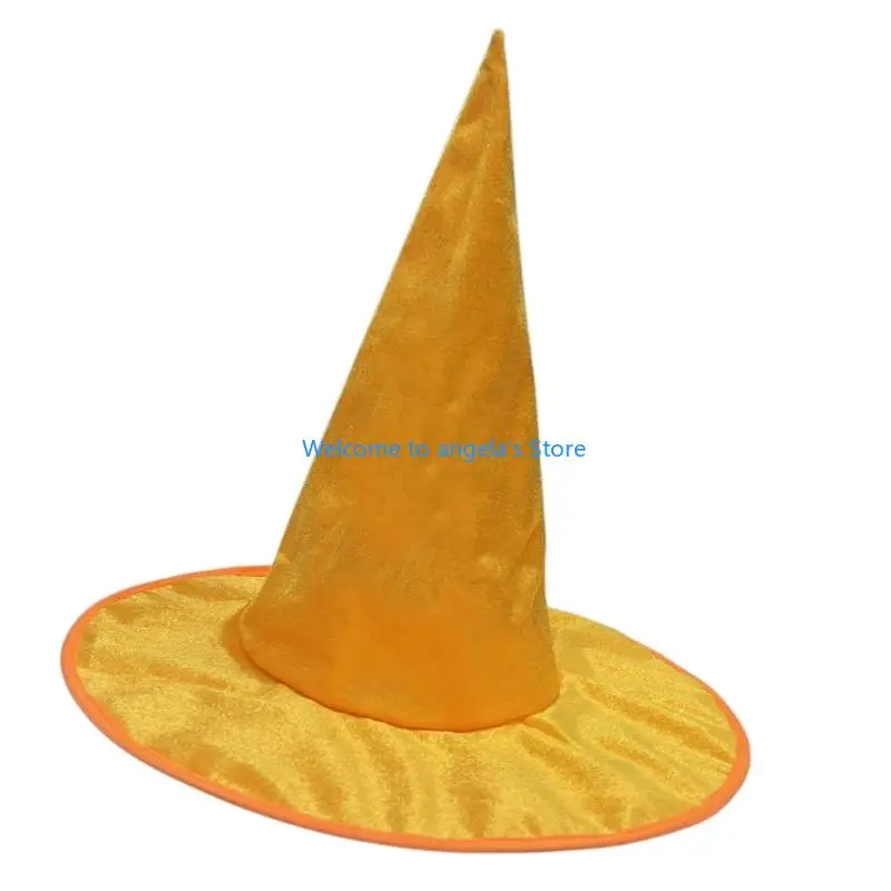 X4YC Cosplay Hexenhut Halloween Zaubererhut Hexenkostüm Zubehör für Damen Herren