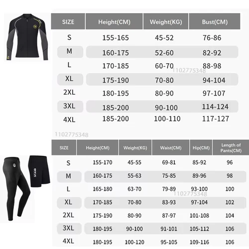 Imagen 2 del producto Trajes de neopreno Premium para hombre, traje de neopreno de 1,5mm/3mm, trajes de Surf, pantalón superior, trajes de baño de una pieza, traje húmedo para buceo y snorkel
