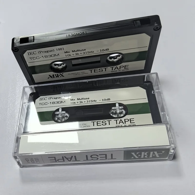 ABEX Test Tapes TCC-183GM Mix Multiuse Multi-Purpose Hybrid Test Tapes  Frequency,Speed & Flutter