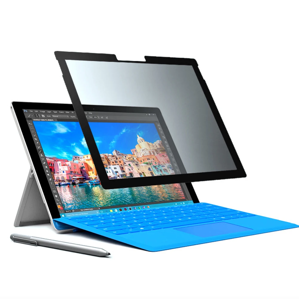 Anti-peeping Screen Protector For Microsoft Surface Pro 4 5 6 7 8 Go 2 3 Book 2 3 13.5'' Privacy Protective Film Tempered Glass