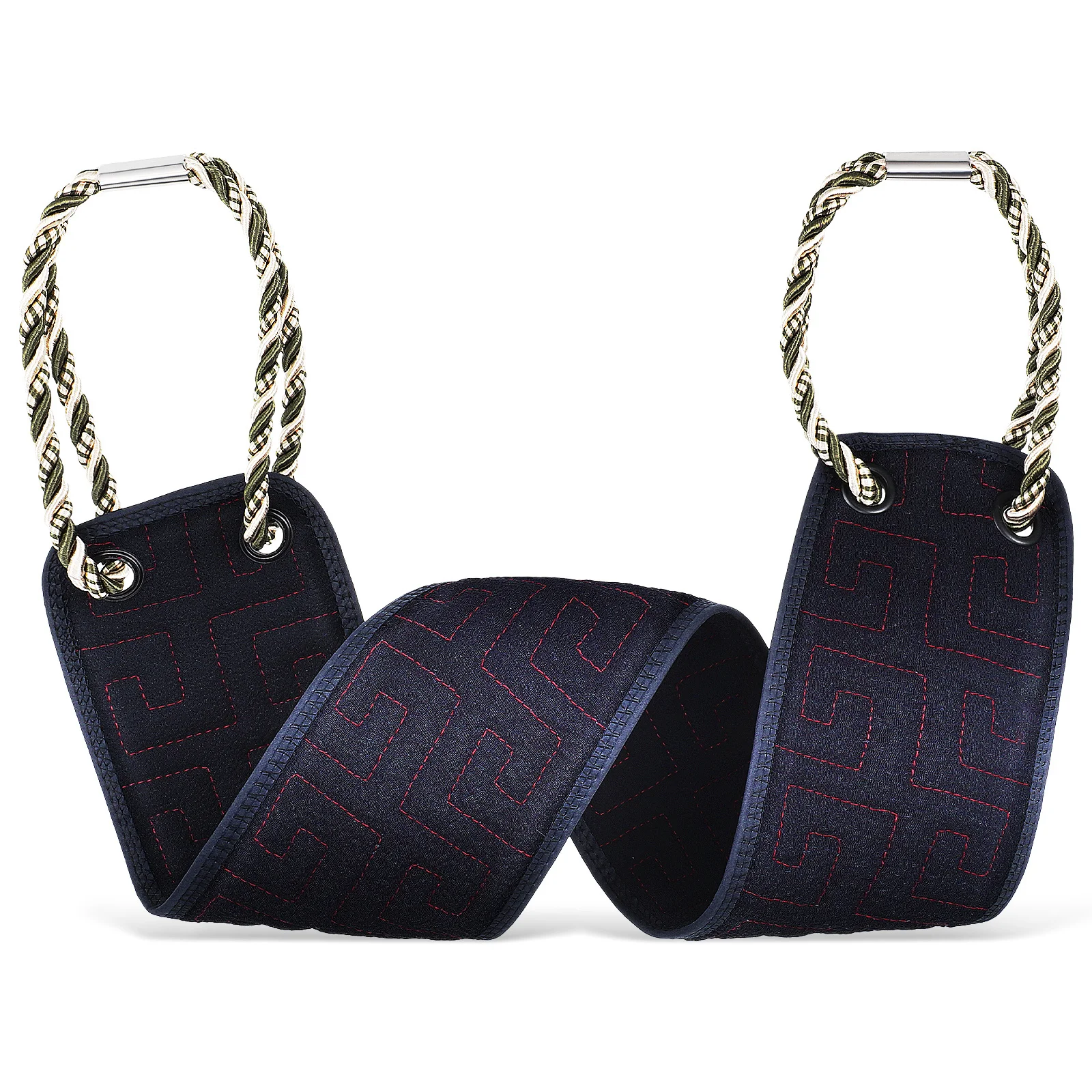 両面使える背中洗いブラシ 角質除去 ルファ ダブルハンドル ロングストラップ 快適な入浴 シャワー ボディ洗浄 ウォッシュクロス