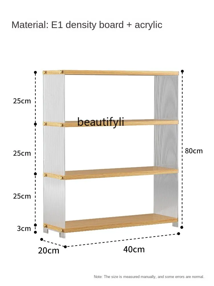 Shoe Rack Acrylic Simple Layered Partition Storage Space Saving Dormitory Racks