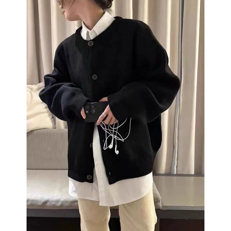 

Мужской свитшот свободного кроя с круглым вырезом, больших размеров, в корейском стиле, весна-осень, с длинным рукавом, в стиле кэжуал