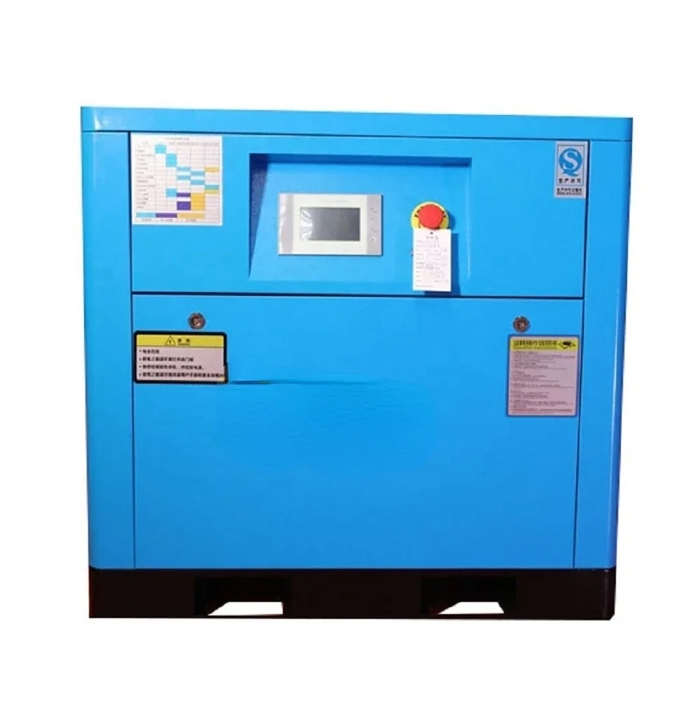 competitive price direct drive 15kw 20hp fix speed screw air compressor to Russian market