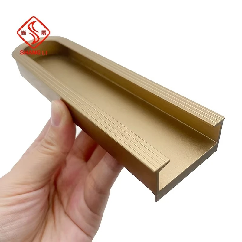 

Роскошные современные ручки из алюминиевого сплава, новая скрытая фурнитура для кухни, мебели для спальни, гардероба, комода