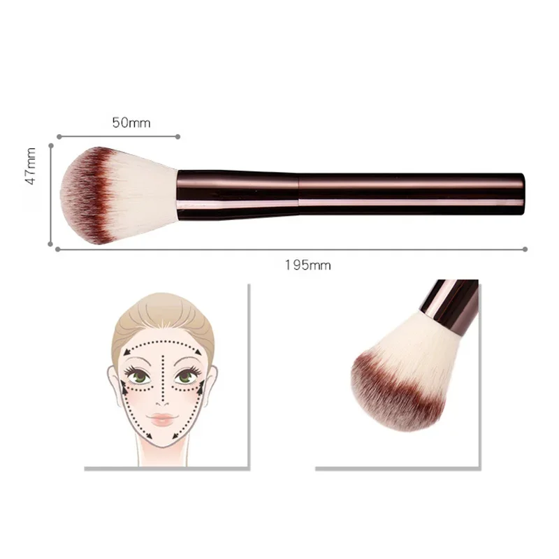 Professional Loose Powder Makeup Brush Blush Highlighter Shadows Blending Cosmetics Brushes Makeup Beauty Tool Supplies