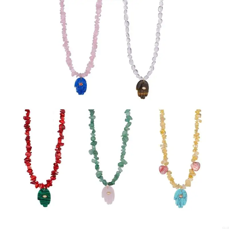 

Sturdy and Elegant Fatima Hand Designs Necklace with Protective Symbolism for Fashionable Individuals Casual Wear