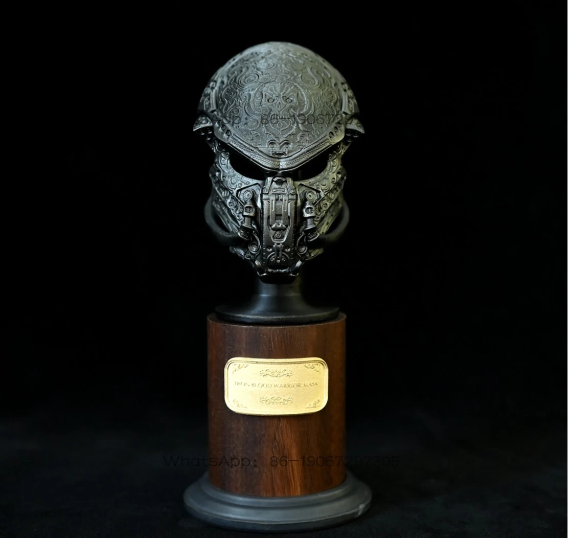 

Изысканное производство, 170 мм настольный орнамент, украшение из смолы, железная маска LTCP-405.