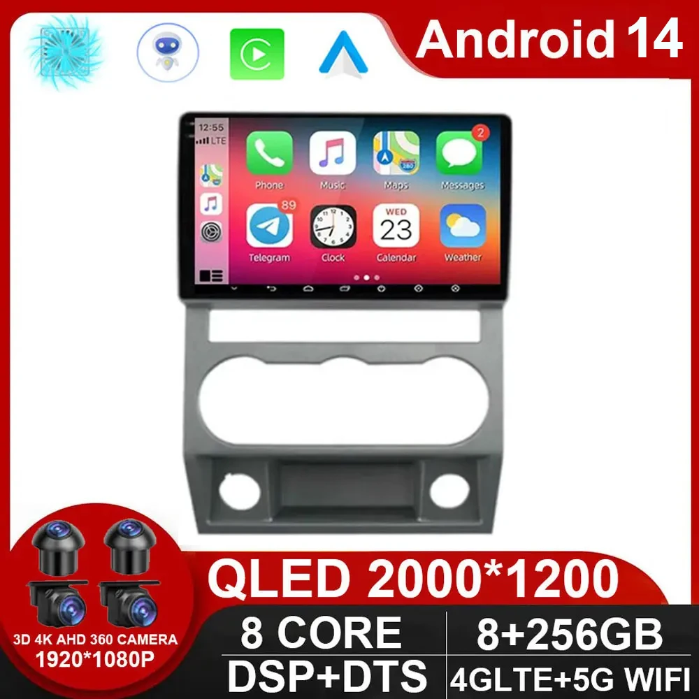 

Android 14 Car Radio Multimedia Player HU For GAZ Gazelle Next 2016+ 2 Din Navigation GPS Carplay Autoradio Stereo All In NO DVD