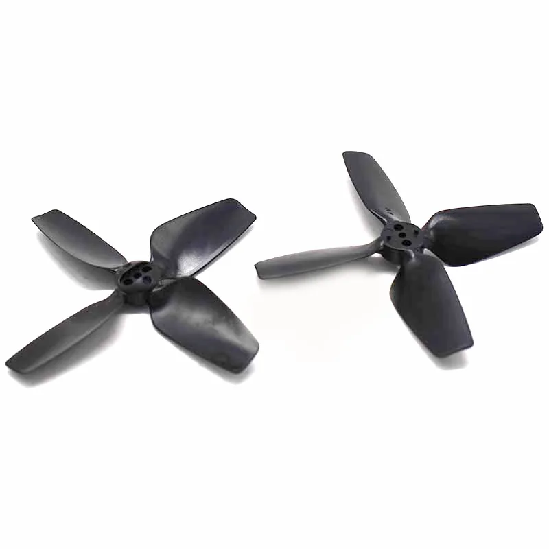Quadcopter 4-Blade Propeller – 2×73mm (Black), 1 Piece, DIY Handmade Assembly Science Small Production Model Accessory