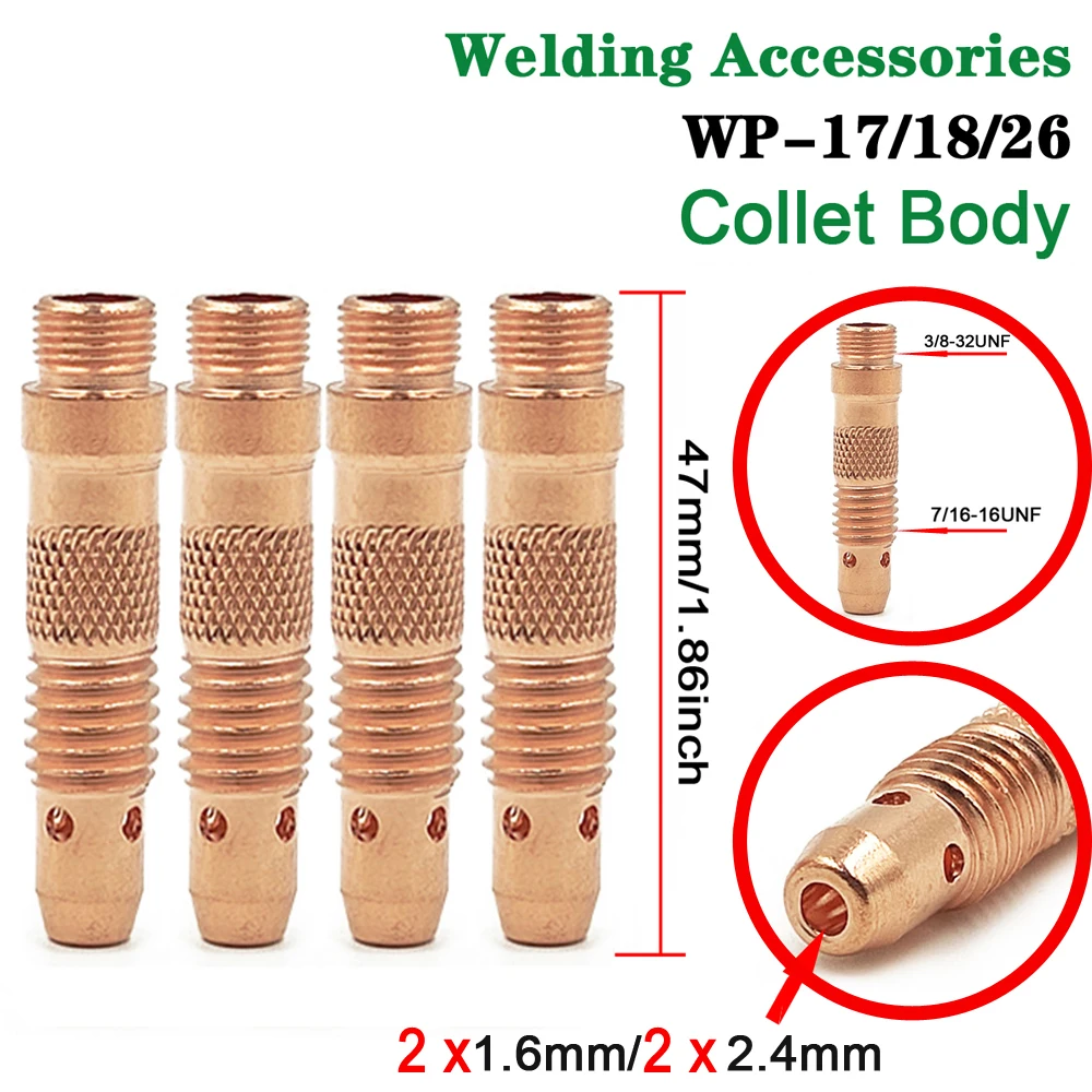 Kit d'accessoires de torche de soudage TIG avec buse en céramique d'alumine, électrodes en tungstène, bleu WL20, WP17, WP18, WP26, consommables, 34 pièces