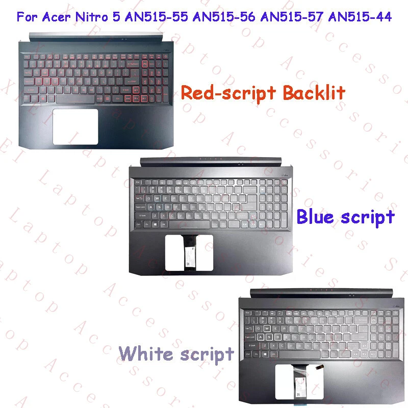 D  Palmrest w/Keyboard for Acer Nitro5 AN515-56 AN515-55 AN515-57 44 N20C1 N18C3