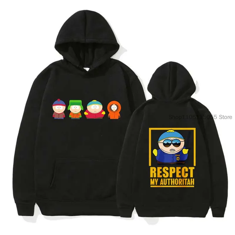 ساوث بارك هوديي الرجال الملابس الجرافيك قمم طويلة الأكمام الخريف البلوز ملابس مخصصة مضحك الشارع الشهير المطبوعة للجنسين