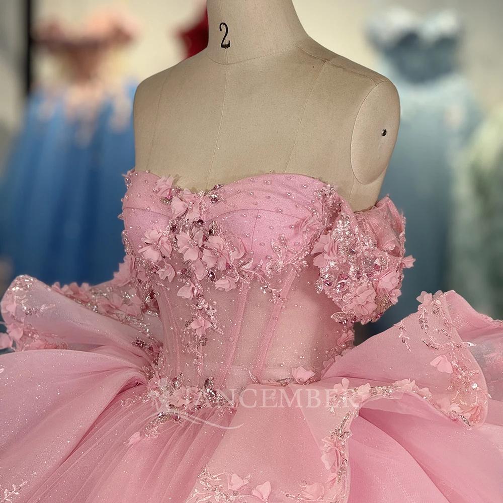 Vestidos De quinceañera personalizados, apliques De encaje cristalino, vestido De fiesta De cumpleaños, Vestidos De 15 Anos, Vestidos largos De graduación, vestido quinceañeras