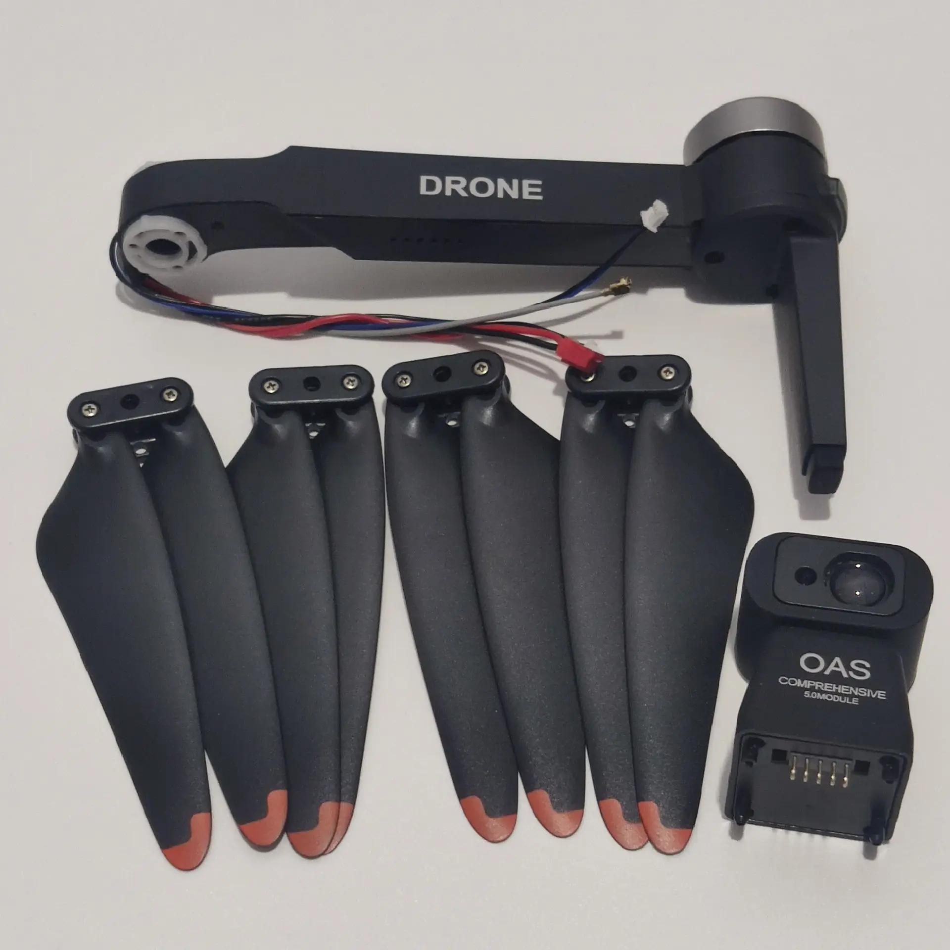 Original KF104 MAX 2 Drone KF104MAX2 Brushless Motor Front Left Arm A Obstacle Avoidance Folding Blade Propeller Accessories Kit