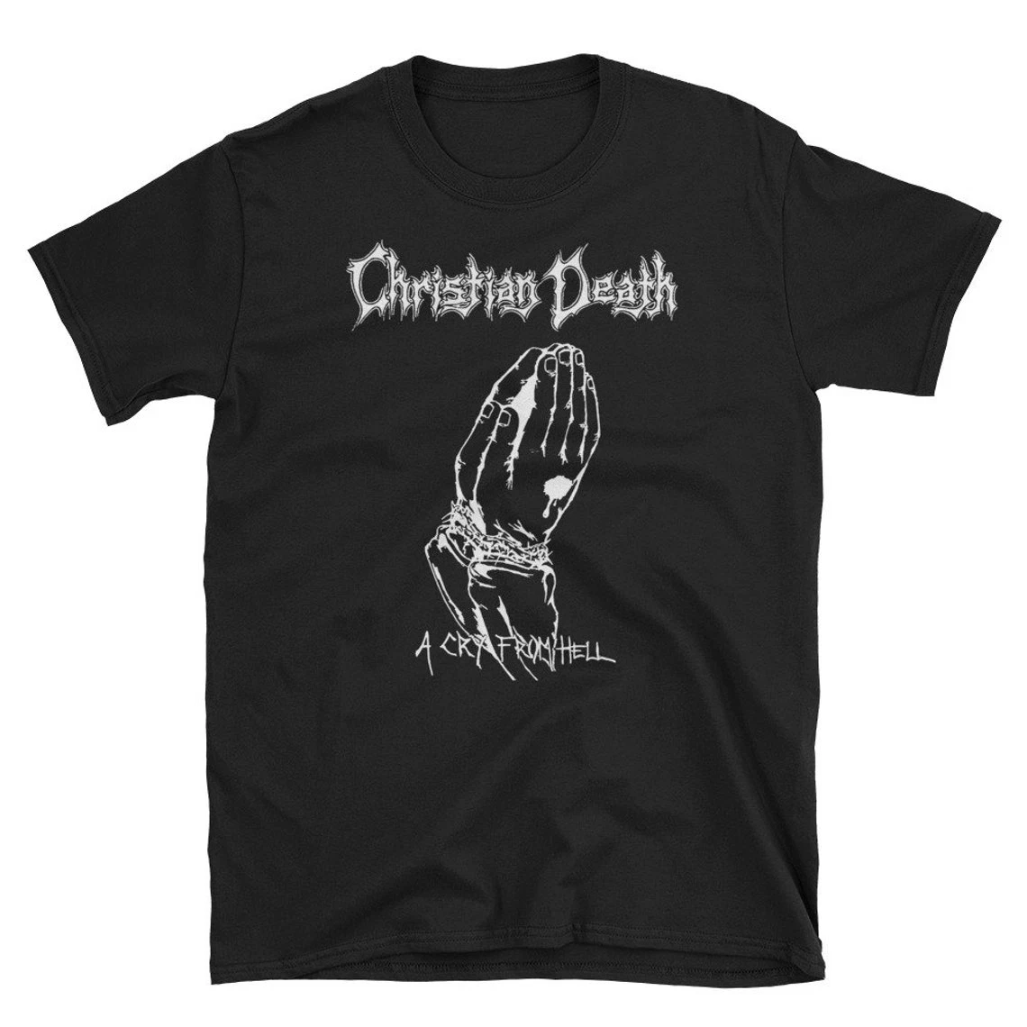 Christian Death T-Shirt, Shadow Project, 45 Grave, Rozz Williams, Unisex Tee