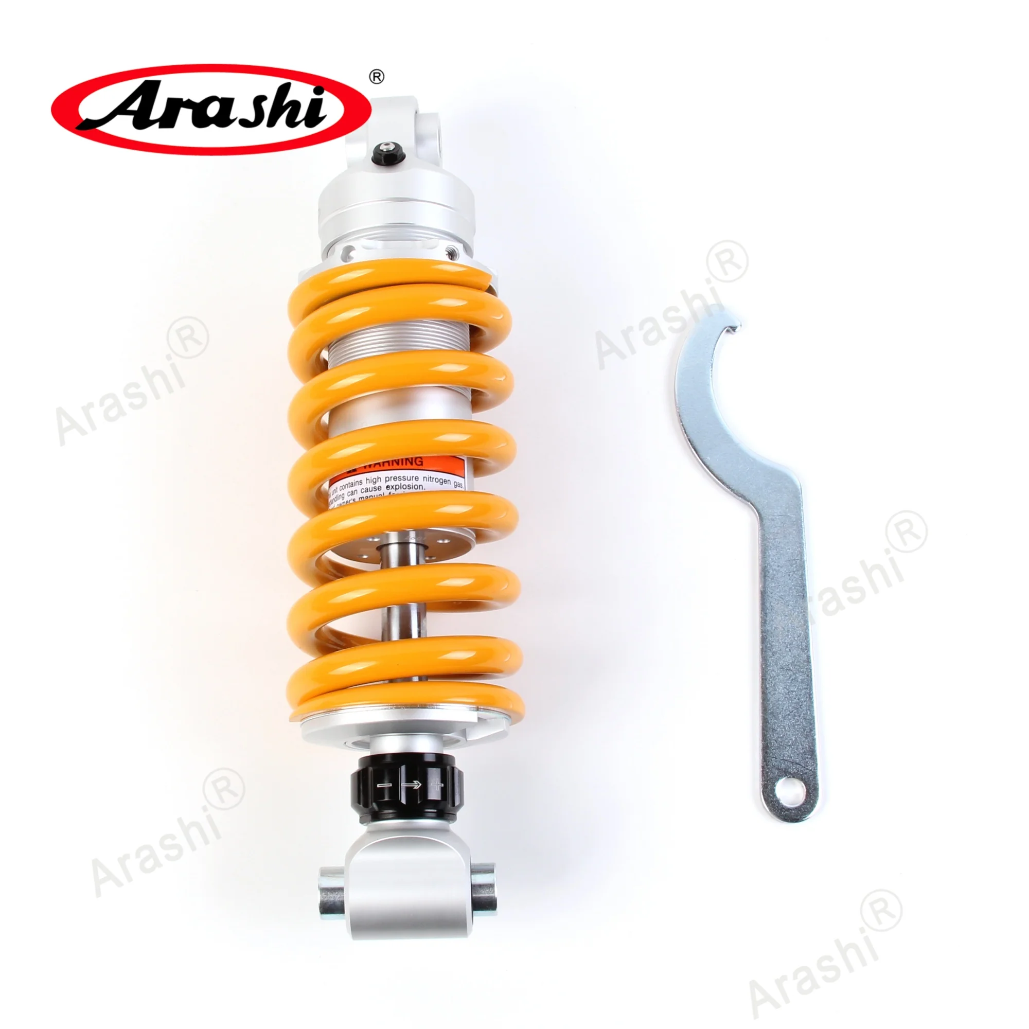 Arashi 278mm Air Shock Absorber For YAMAHA YZF R3 YZF-R3 / ABS / YZFR25 YZF R25 / MT03 MT-03 2014-2024 Monoshock Rear Suspension - view 3