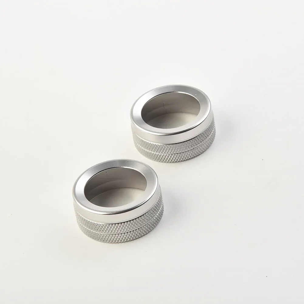 Latest Newest Nice Practical Hot Sale 2019 Best Knob Cover 2pcs Chrome Professional Accessories Aluminum Alloy