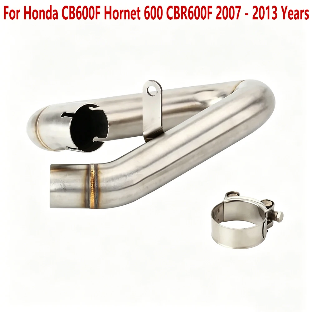 High - Efficiency For Honda CBR600F CB600F Hornet 600 Motorcycle Exhaust Mid Link Pipe 2007 2008 2009 2010 2011 2012 2013