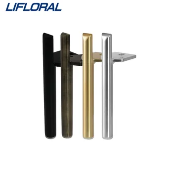 4pcs 세트 합금 가구 다리 소파 피트 블랙 골드 실버 홈 침대 Tv 캐비닛 커피 테이블 다리 하드웨어 교체 다리