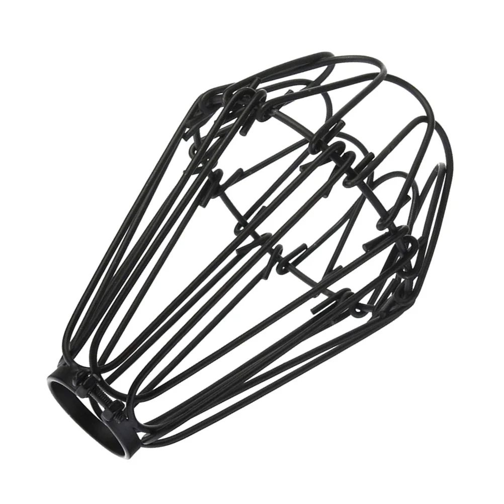 

Винтажный железный абажур, декоративная клетка для светильника, чехол для люстры «сделай сам», черный зажим на подвесной абажуре, домашний бар, кафе, ресторан