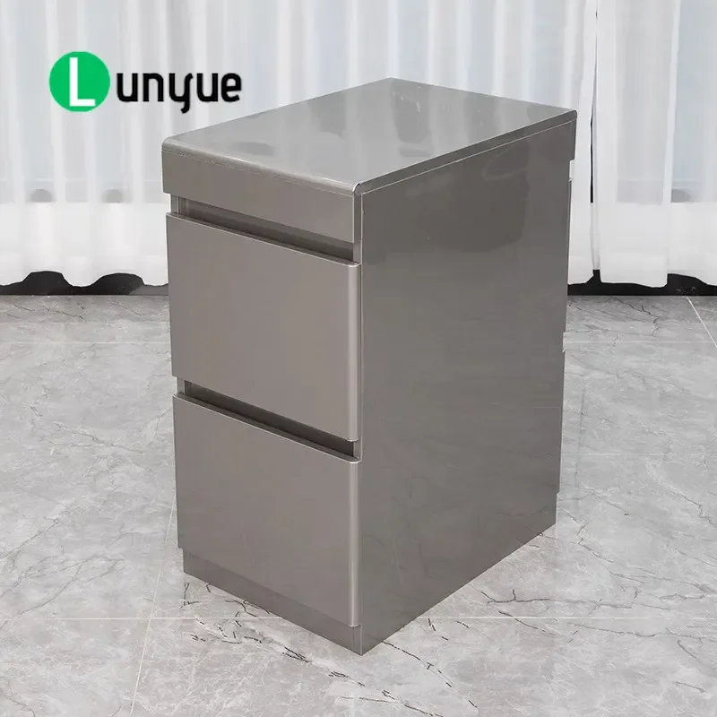 Stainless Steel Barber Tool Cabinet Integrated Beauty Shop Locker Hair Storage Table for Barbershop New Design Durable