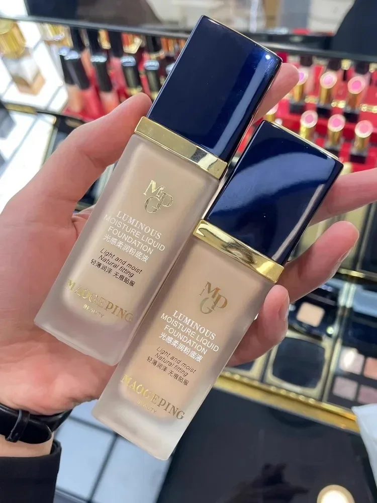 

Maogeping Luminous Soft Foundation Luxurious Skin Care Liquid Foundation Full Coverage Concealer Moisturising Rare Makeup Beauty